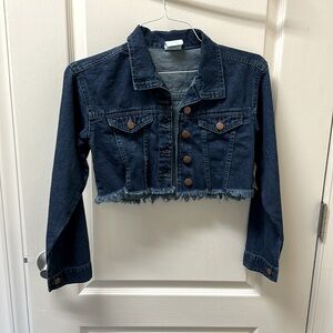 Jean cropped jacket new